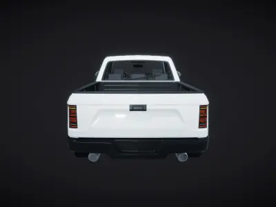 Car Pickup 01 Active 3D model