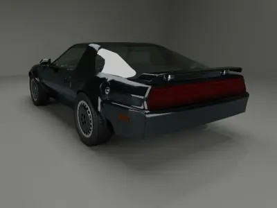 knight rider  kitt  3D model