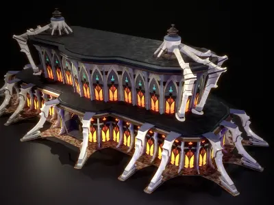 Star wars Utapau city pack vol1 Low-poly 3D model