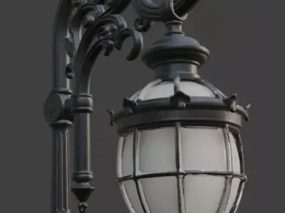 street light 3d model 3D model shop