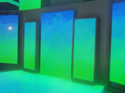 Virtual Presentation Stage 3D model