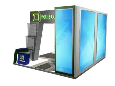 Booth Exhibition Stand a521  3D model