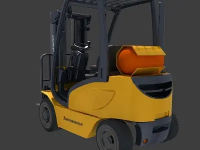Forklift truck 3D model