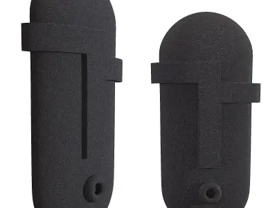 Cream Black Wall Art Low-poly 3D model