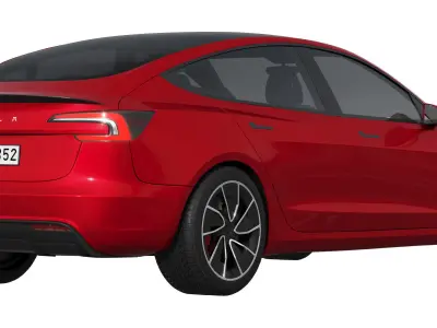 Tesla Model 3 Performance 3D model
