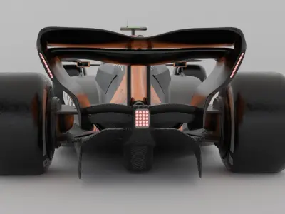 McLaren 2024 F1 car 3D model