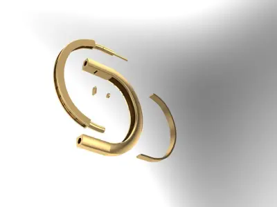 Infinity bracelet 3D print model