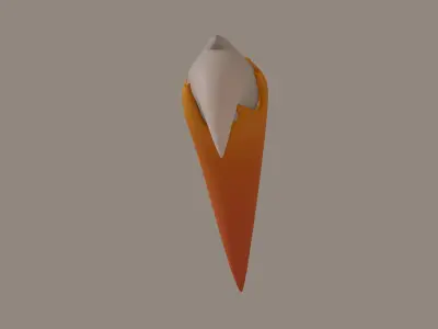 Fox Tail 3D model