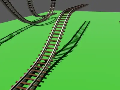 Rollercoaster Configurable - Montanha Russa 3D model