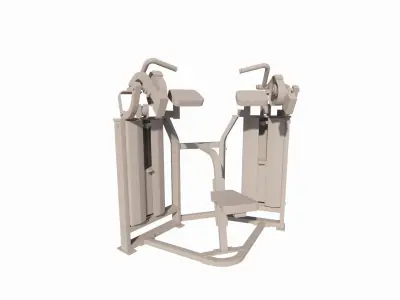 Gym Equipments-gym by Bodysolid-Machine the gym 3D model