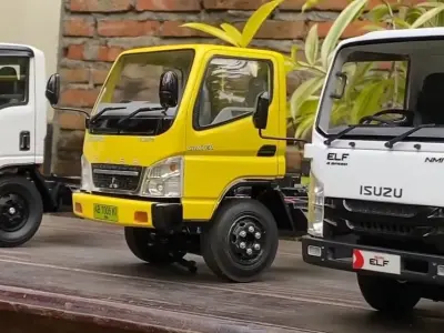 Isuzu truck RC Giga NMR STL 3D print model