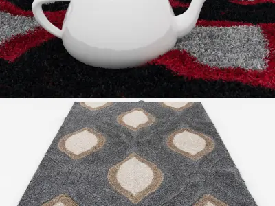 Rugs No 96 Low-poly 3D model