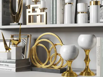 Decorative Set 46 3D model buy