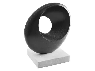 Abstract stone sculpture 3D model