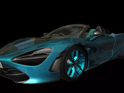McLaren 720S Spider 3D model
