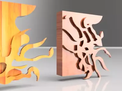 Molding decoration lu design 3D model
