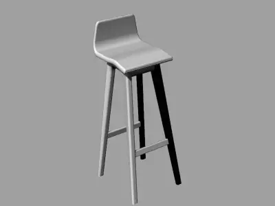 Bar Chair Free 3D model buy