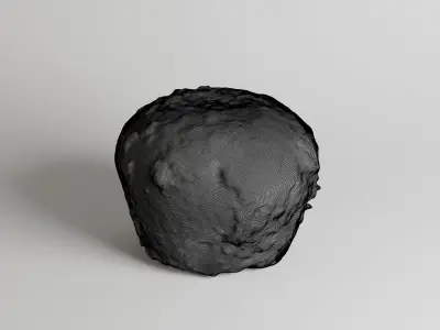 Mossy rock 3D model