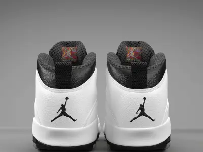 Air Jordan 10 Retro Nike  3D model