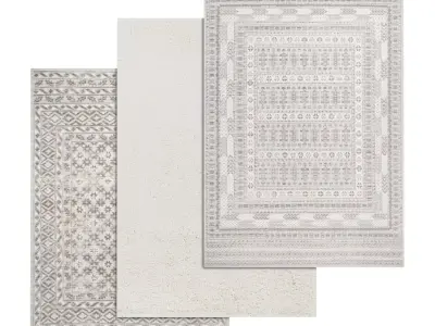 Rug Set 1117 3D model