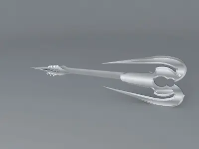 The Skewer guitar Free 3D model