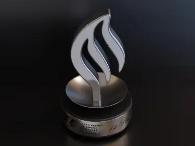 F1 Santander Sponsor Trophy  Low-poly 3D model