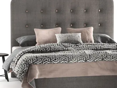 Sport touch bed set 019 3D model