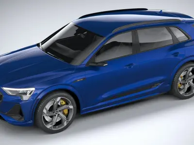 Audi e-tron S 2021 3D model