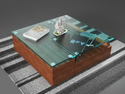 Center Table Low-poly 3D model