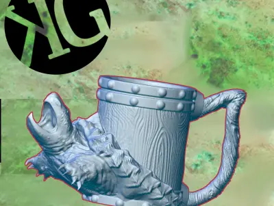 KG Customs  Creations Animal Can holder 3D model