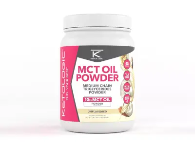 MCT Oil Powder 3D model