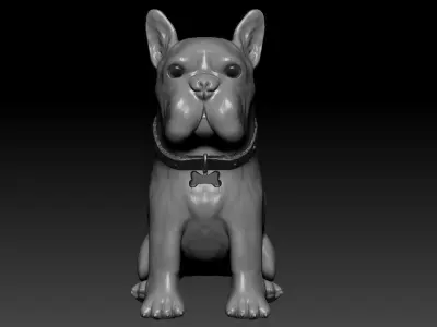 Bulldog french 3D model
