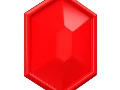 3d wall panel polygon hexagon 3D model