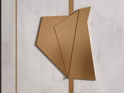 wall panels 023 3D model purchase