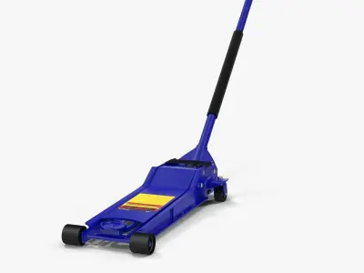 Jack Blue Floor Low-poly 3D model