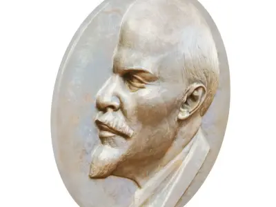 Bas-relief By Lenin Vladimir Ilyich  3D model