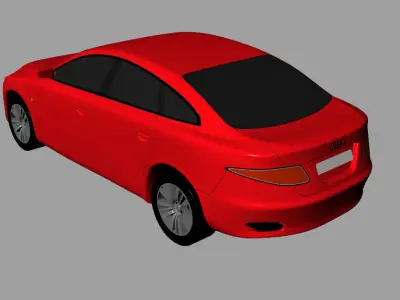 Audi-A6 car 3D model