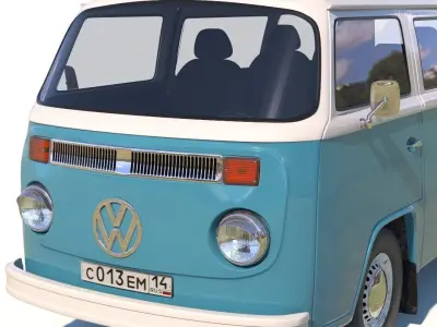Volkswagen T2 3D model
