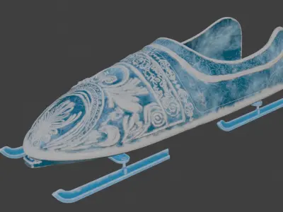 Bobsled 3D model