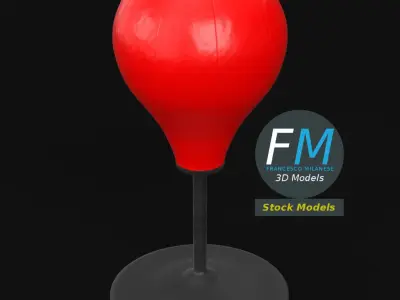 Punching ball desktop toy 3D model
