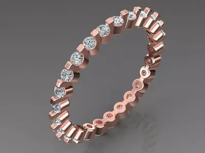 Band Ring 3D print model