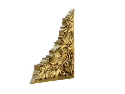 classic corner decor ornament 07 3D model