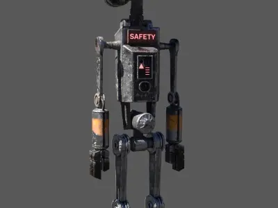 STAR WARS Pit Droid Low-poly 3D model