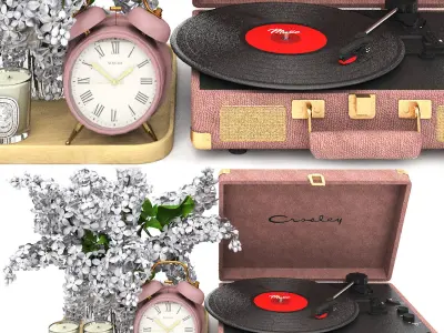 decorative set 02 3D model