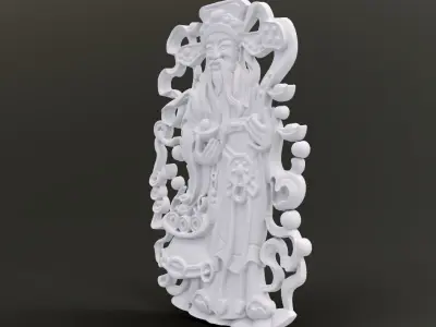 Old Trader Relief 3D print model