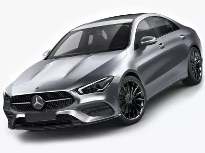 Mercedes CLA 2020 AMG package 3D model