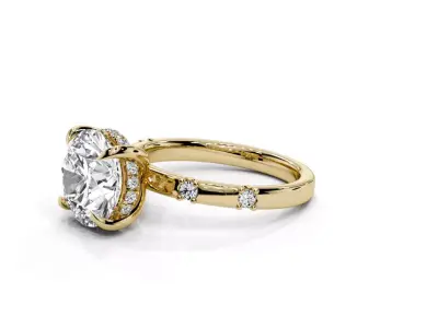 Engagement Ring 3D print model