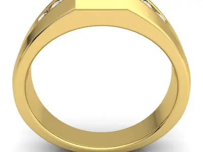 luxury Fancy Ring 55 3D print model