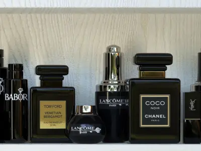 Shelf with cosmetics in a beauty salon 12 3D model