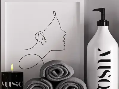 Bathroom accessories05 3D model